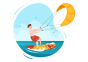 پیش‌نمایش فایل boy-doing-kitesurfing-5589730 از پک تابستان و موج‌سواری
