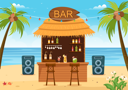 پیش‌نمایش فایل beach-pub-5752779 از پک آبجو و بار