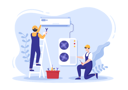 پیش‌نمایش فایل air-conditioner-installation-by-service-technician-at-home-5755834 از پک هوا، کوندیشنر و تعمیر