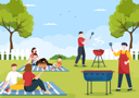 پیش‌نمایش فایل father-making-barbeque-while-family-waiting-5779681 از پک باربیکیو و پیک‌نیک