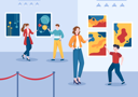 پیش‌نمایش فایل exhibition-visitors-5815288 از پک گالری هنری