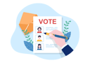 پیش‌نمایش فایل giving-vote-6003111 از پک سیاسی و کاندیدات