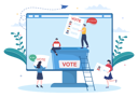 پیش‌نمایش فایل online-voting-6003101 از پک سیاسی و کاندیدات