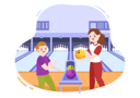پیش‌نمایش فایل mother-and-son-playing-bowling-game-6020511 از پک بولینگ