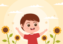 پیش‌نمایش فایل boy-celebrate-world-smile-day-6056071 از پک روز جهانی لبخند