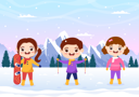 پیش‌نمایش فایل kids-enjoying-ice-skating-activity-6199686 از پک اسنوبورد