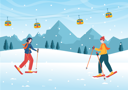 پیش‌نمایش فایل people-doing-ice-snowboarding-at-winter-forest-6199692 از پک اسنوبورد
