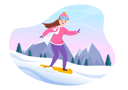 پیش‌نمایش فایل woman-enjoy-snow-surfboarding-6199691 از پک اسنوبورد