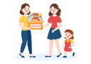 پیش‌نمایش فایل female-volunteer-providing-toys-for-kids-6377211 از پک کودک و کمک مالی