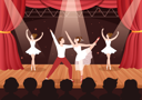 پیش‌نمایش فایل beautiful-ballerina-dancing-wearing-costumes-6358086 از پک باله