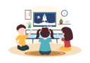 پیش‌نمایش فایل kids-watching-tv-6435910 از پک شبکه تلویزیونی