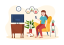 پیش‌نمایش فایل woman-watching-tv-6435907 از پک شبکه تلویزیونی