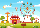 پیش‌نمایش فایل amusement-park-6478657 از پک سیرک