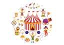 پیش‌نمایش فایل circus-show-6478667 از پک سیرک