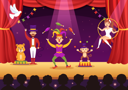 پیش‌نمایش فایل juggler-show-in-circus-6478655 از پک سیرک