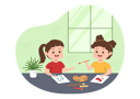 پیش‌نمایش فایل kids-drawing-together-6593573 از پک مدرسه هنر