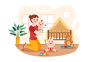 پیش‌نمایش فایل babysitter-6745483 از پک پرستار کودک