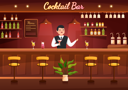 پیش‌نمایش فایل bartender-at-bar-6762618 از پک کوکتل و بار