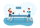 پیش‌نمایش فایل boy-and-girl-playing-table-tennis-6756525 از پک بازی و تنیس روی میز