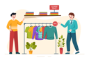 پیش‌نمایش فایل boy-buying-clothes-7182555 از پک پوشاک و فروشگاه