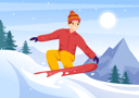 پیش‌نمایش فایل boy-enjoying-snowboarding-7193548 از پک اسنوبورد