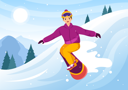 پیش‌نمایش فایل boy-enjoying-snowboarding-7193551 از پک اسنوبورد