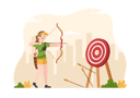 پیش‌نمایش فایل female-archer-7216288 از پک ارچری