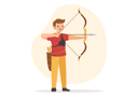 پیش‌نمایش فایل male-archery-7216281 از پک ارچری