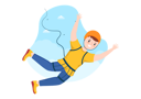 پیش‌نمایش فایل boy-doing-bungee-jumping-7344830 از پک بانجی و پرش