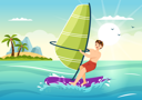 پیش‌نمایش فایل boy-doing-windsurfing-7330219 از پک موج‌سواری بادبانی