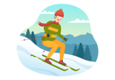 پیش‌نمایش فایل boy-going-downhill-in-ski-7357942 از پک یخ و اسکی