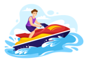 پیش‌نمایش فایل boy-riding-jet-ski-7354825 از پک جت و اسکی