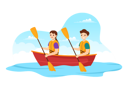 پیش‌نمایش فایل boy-and-girl-enjoying-rowing-sport-7397065 از پک قایقرانی
