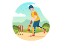 پیش‌نمایش فایل cricket-batsman-7397249 از پک کریکت و ورزش