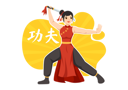 پیش‌نمایش فایل girl-doing-martial-art-7724591 از پک کونگ و فو