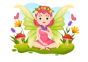 پیش‌نمایش فایل beautiful-little-fairy-princess-8069877 از پک پری