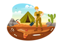 پیش‌نمایش فایل archeology-and-dinosaurs-fossil-8106683 از پک باستان‌شناسی