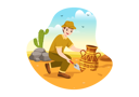 پیش‌نمایش فایل male-archeologist-found-ancient-clay-pot-8106677 از پک باستان‌شناسی