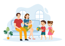 پیش‌نمایش فایل family-bonding-with-kids-and-parent-8248959 از پک روز جهانی خانواده