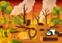 پیش‌نمایش فایل animals-suffering-from-forest-fires-8418919 از پک دفورستاشن
