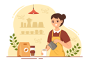 پیش‌نمایش فایل female-barista-making-coffee-8397901 از پک باریستا