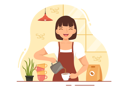پیش‌نمایش فایل female-barista-making-coffee-8397904 از پک باریستا