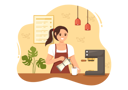 پیش‌نمایش فایل female-barista-making-coffee-8397906 از پک باریستا