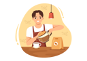 پیش‌نمایش فایل male-barista-making-coffee-8397903 از پک باریستا
