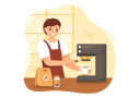 پیش‌نمایش فایل male-barista-making-coffee-8397908 از پک باریستا