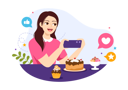 پیش‌نمایش فایل blogger-review-food-8853163 از پک غذا و بلوگگر