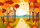 پیش‌نمایش فایل autumn-evening-9725160 از پک پاییز و منظره