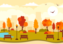 پیش‌نمایش فایل autumn-park-9725152 از پک پاییز و منظره