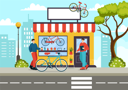 پیش‌نمایش فایل bicycle-shop-10783921 از پک دوچرخه و فروشگاه