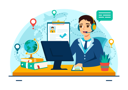 پیش‌نمایش فایل assistant-provides-help-for-tour-arrangements-11333631 از پک یممیگراشن و مشاور